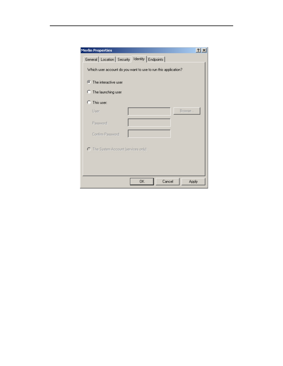 A.5 dcom client configuration, Setting when and how authentication should occur, Dcom client configuration | Teledyne LeCroy Automation API for Bluetooth Analyzers User Manual | Page 97 / 110