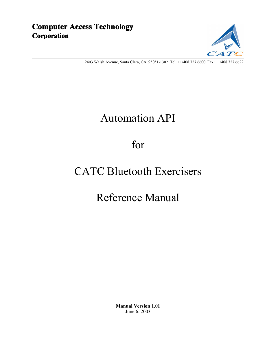 Teledyne LeCroy Automation API for Bluetooth Exercisers User Manual | 17 pages