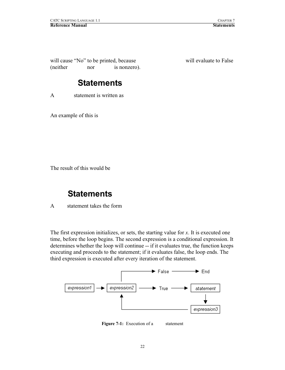 While statements, For statements, While statements for statements | Teledyne LeCroy BPT - References Manual User Manual | Page 26 / 46