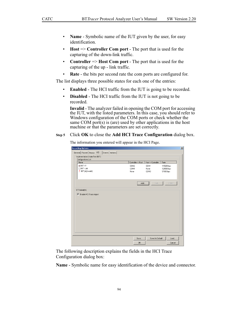 Teledyne LeCroy BTTracer_Trainer - BTTracer Users Manual User Manual | Page 104 / 197