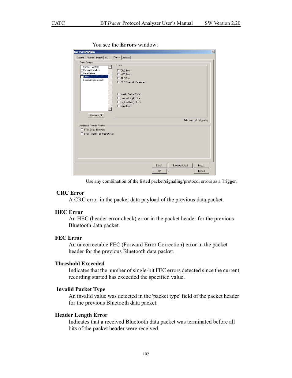 Teledyne LeCroy BTTracer_Trainer - BTTracer Users Manual User Manual | Page 112 / 197