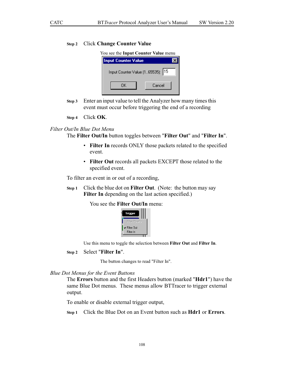 Teledyne LeCroy BTTracer_Trainer - BTTracer Users Manual User Manual | Page 118 / 197