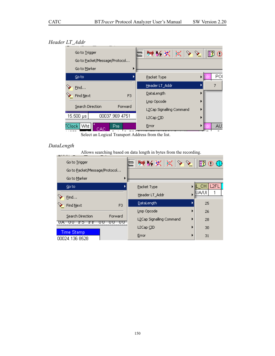 Teledyne LeCroy BTTracer_Trainer - BTTracer Users Manual User Manual | Page 160 / 197