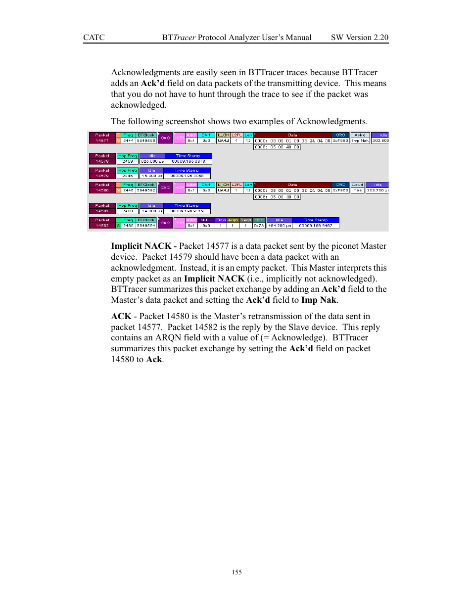 Teledyne LeCroy BTTracer_Trainer - BTTracer Users Manual User Manual | Page 165 / 197
