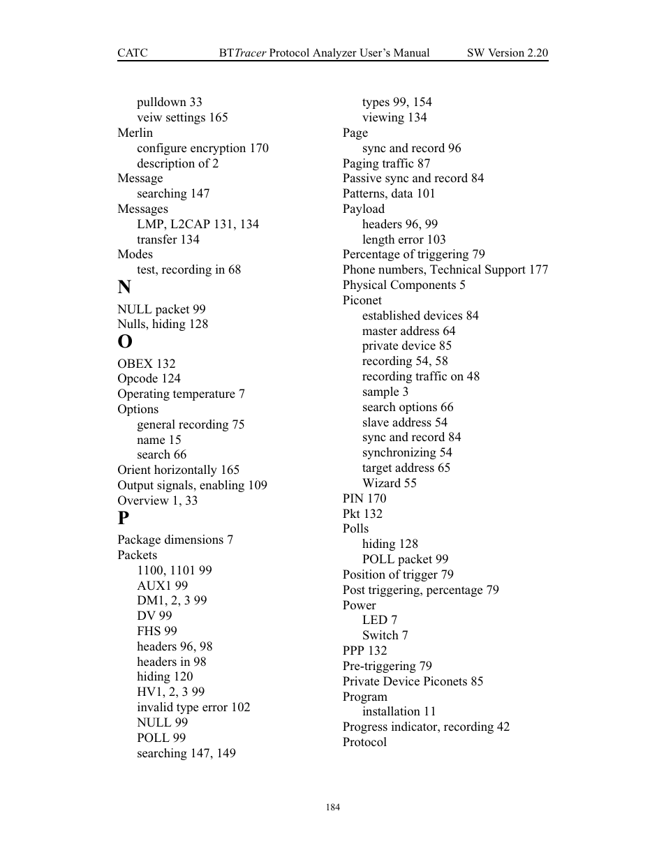 Teledyne LeCroy BTTracer_Trainer - BTTracer Users Manual User Manual | Page 194 / 197
