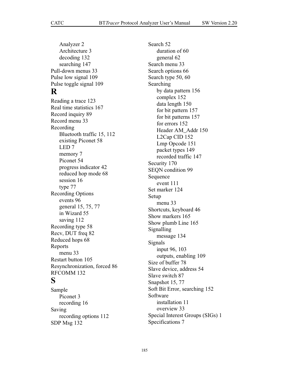 Teledyne LeCroy BTTracer_Trainer - BTTracer Users Manual User Manual | Page 195 / 197