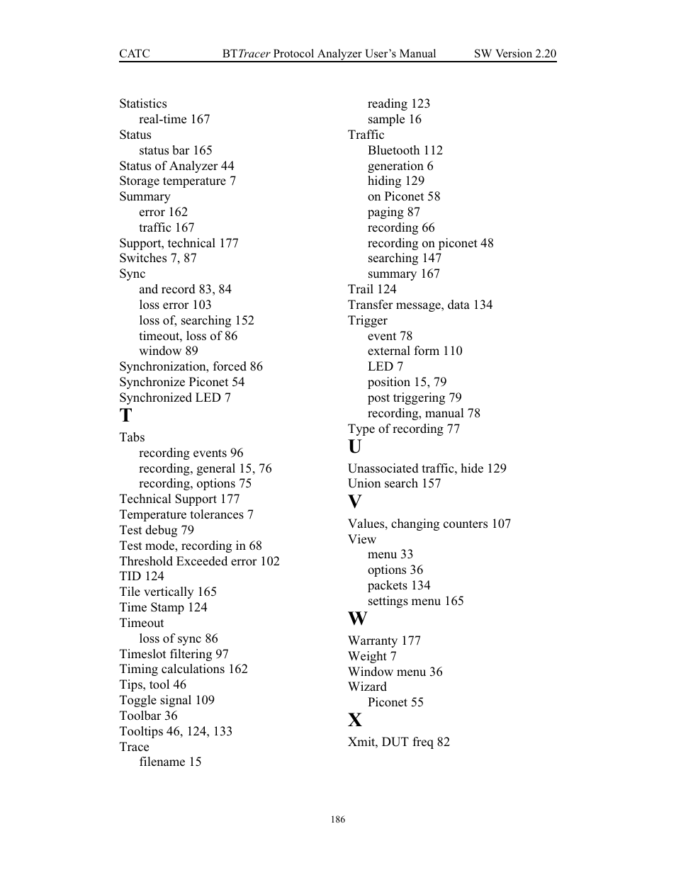 Teledyne LeCroy BTTracer_Trainer - BTTracer Users Manual User Manual | Page 196 / 197