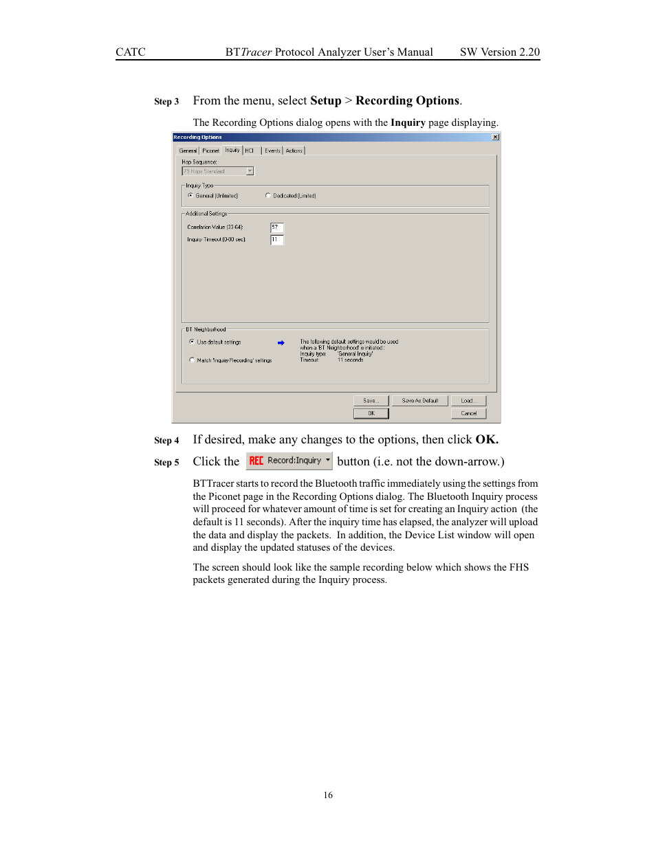 Teledyne LeCroy BTTracer_Trainer - BTTracer Users Manual User Manual | Page 26 / 197