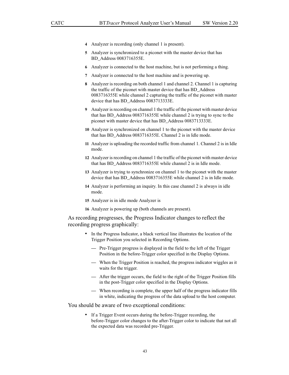 Teledyne LeCroy BTTracer_Trainer - BTTracer Users Manual User Manual | Page 53 / 197