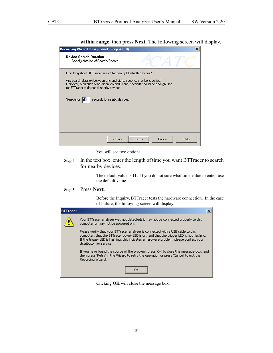 Teledyne LeCroy BTTracer_Trainer - BTTracer Users Manual User Manual | Page 61 / 197