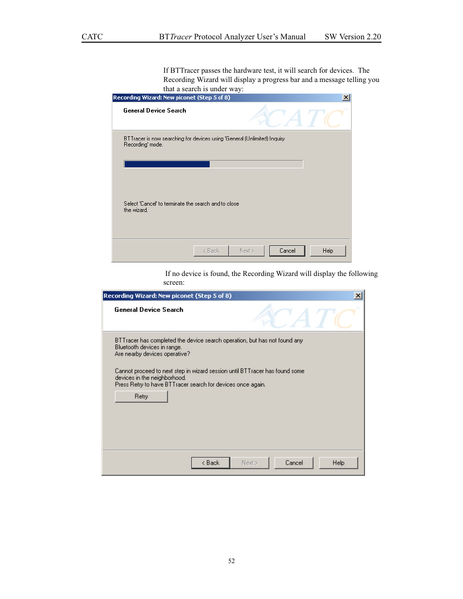 Teledyne LeCroy BTTracer_Trainer - BTTracer Users Manual User Manual | Page 62 / 197