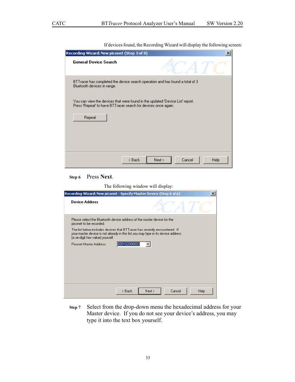 Teledyne LeCroy BTTracer_Trainer - BTTracer Users Manual User Manual | Page 63 / 197