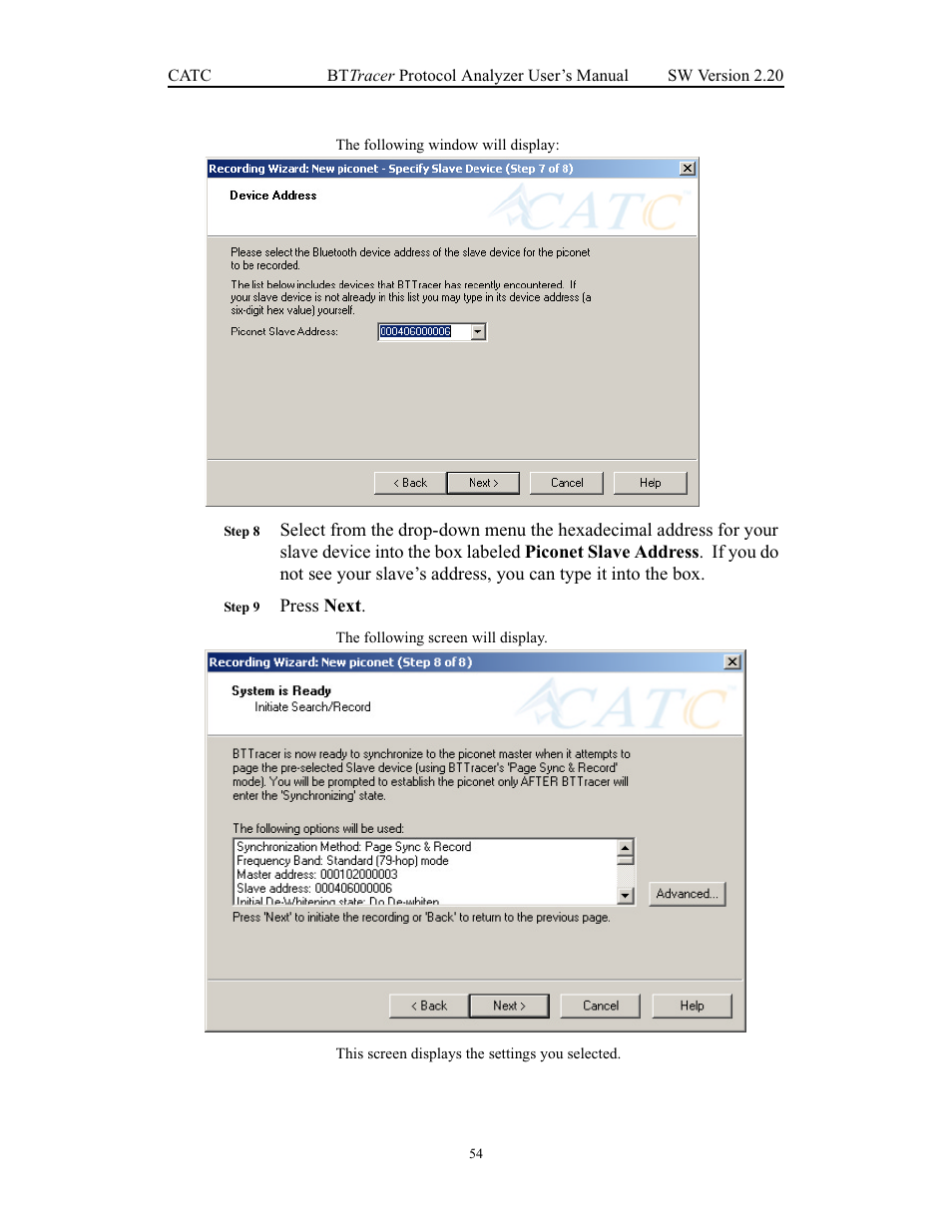 Teledyne LeCroy BTTracer_Trainer - BTTracer Users Manual User Manual | Page 64 / 197