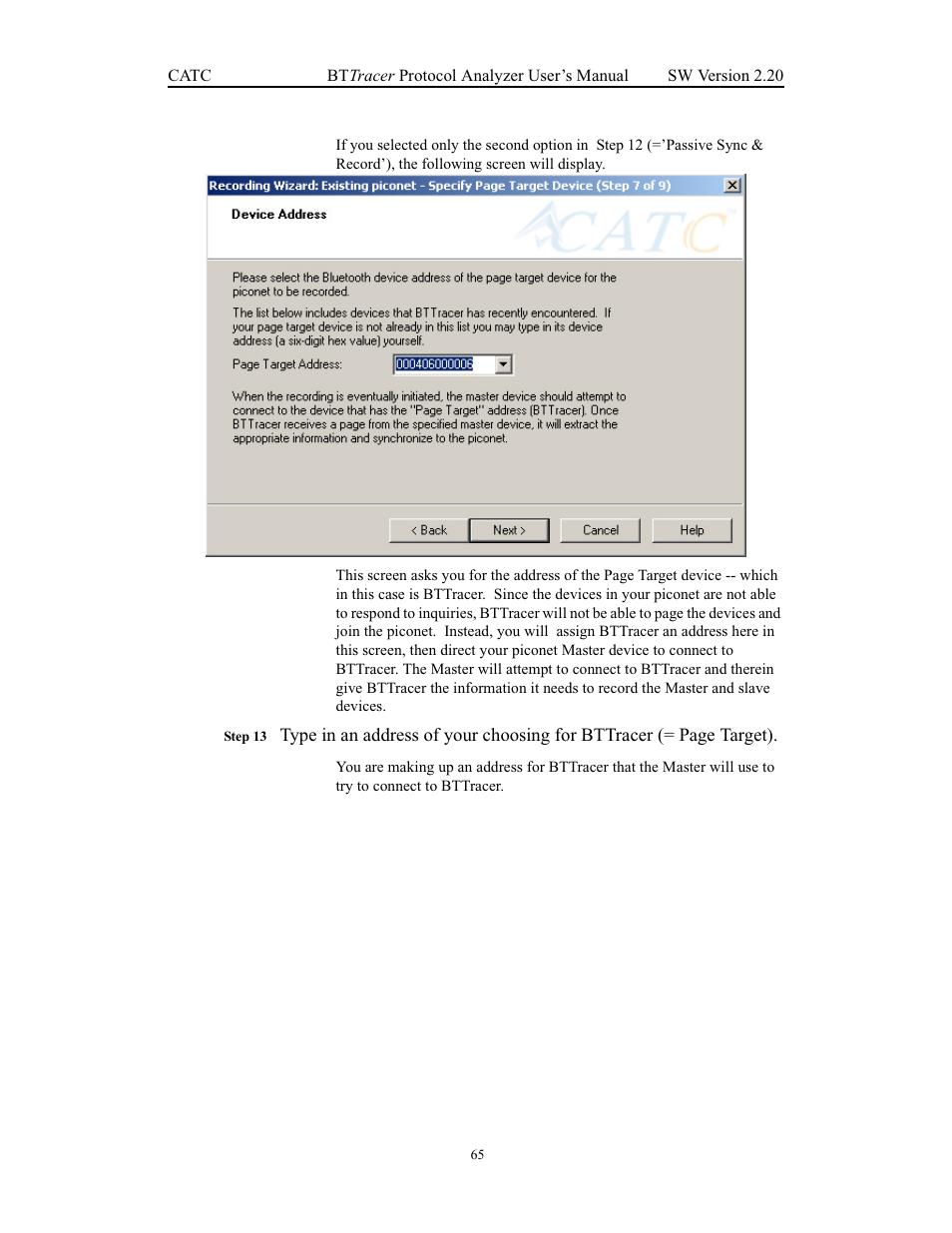 Teledyne LeCroy BTTracer_Trainer - BTTracer Users Manual User Manual | Page 75 / 197