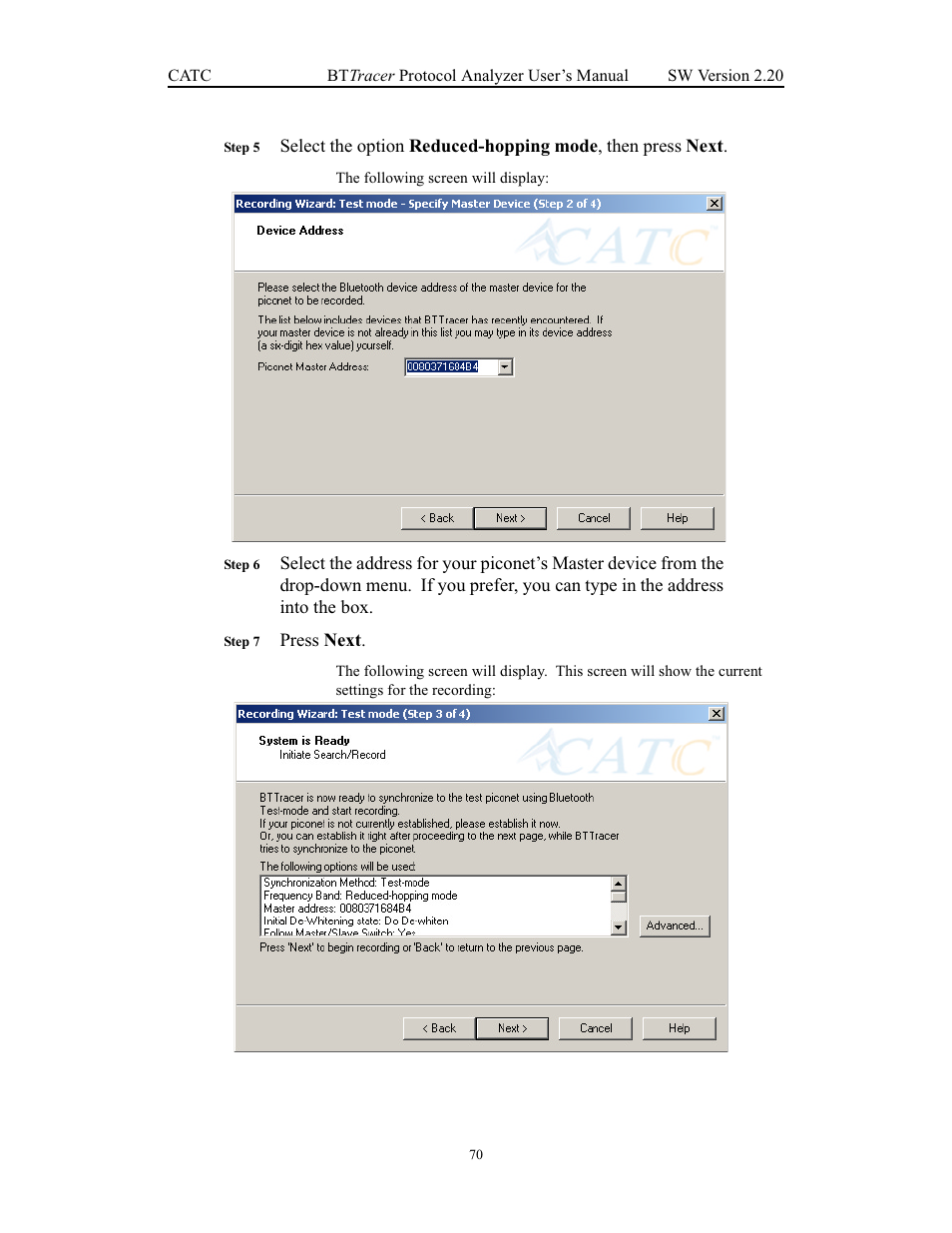 Teledyne LeCroy BTTracer_Trainer - BTTracer Users Manual User Manual | Page 80 / 197