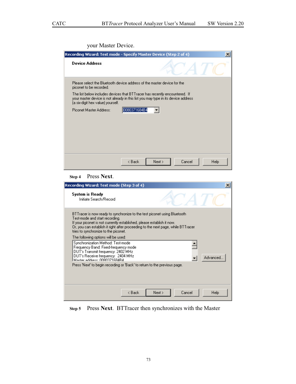 Teledyne LeCroy BTTracer_Trainer - BTTracer Users Manual User Manual | Page 83 / 197