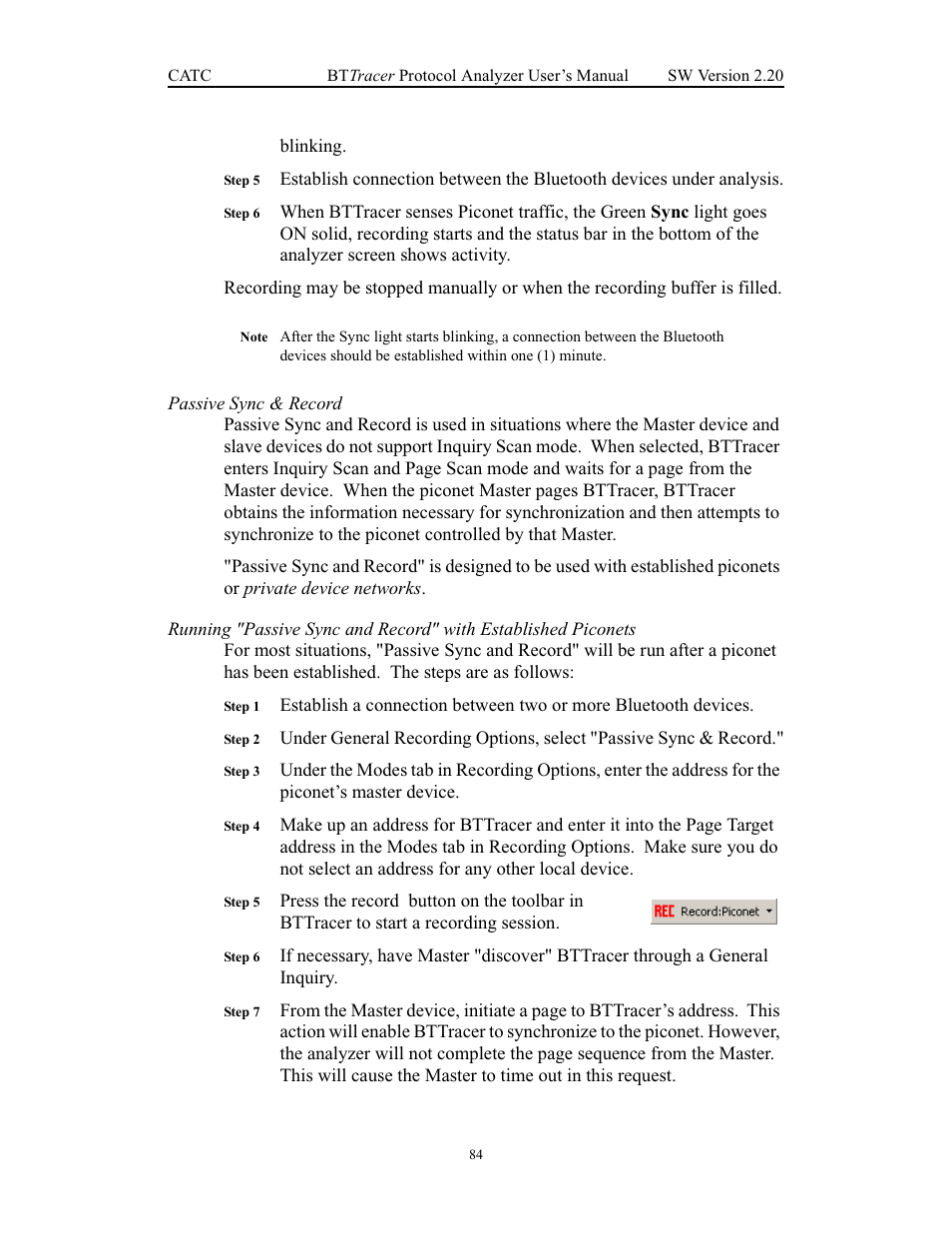 Teledyne LeCroy BTTracer_Trainer - BTTracer Users Manual User Manual | Page 94 / 197