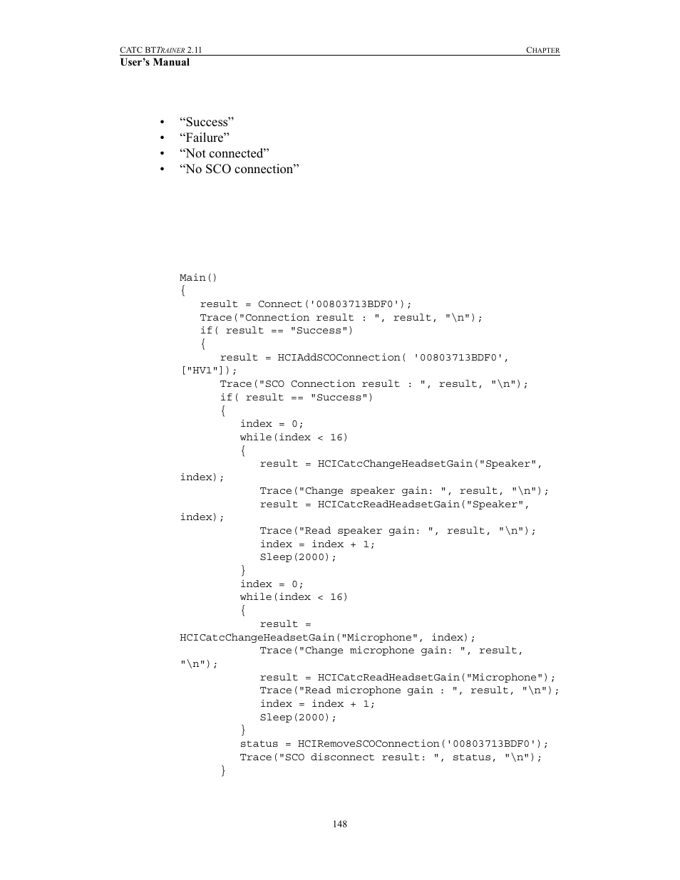 Teledyne LeCroy BTTracer_Trainer - BTTrainer Users Manual User Manual | Page 166 / 336