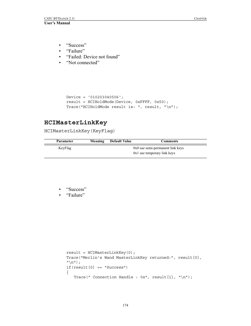 Hcimasterlinkkey | Teledyne LeCroy BTTracer_Trainer - BTTrainer Users Manual User Manual | Page 192 / 336