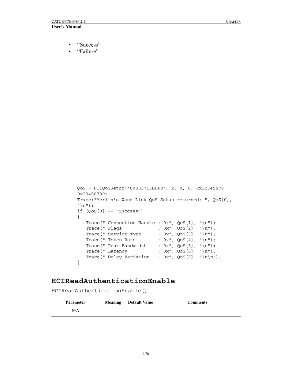 Hcireadauthenticationenable | Teledyne LeCroy BTTracer_Trainer - BTTrainer Users Manual User Manual | Page 196 / 336