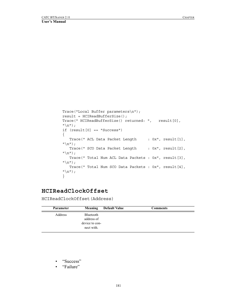 Hcireadclockoffset | Teledyne LeCroy BTTracer_Trainer - BTTrainer Users Manual User Manual | Page 199 / 336