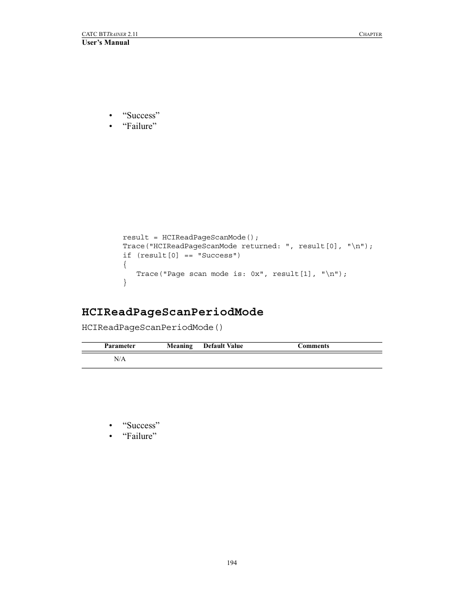 Hcireadpagescanperiodmode | Teledyne LeCroy BTTracer_Trainer - BTTrainer Users Manual User Manual | Page 212 / 336