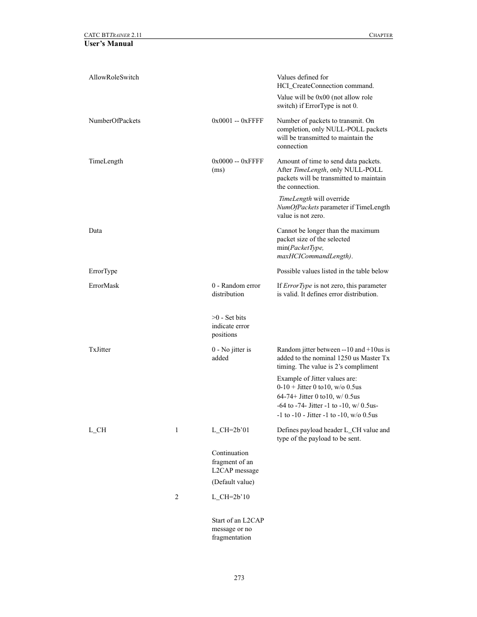 Teledyne LeCroy BTTracer_Trainer - BTTrainer Users Manual User Manual | Page 291 / 336