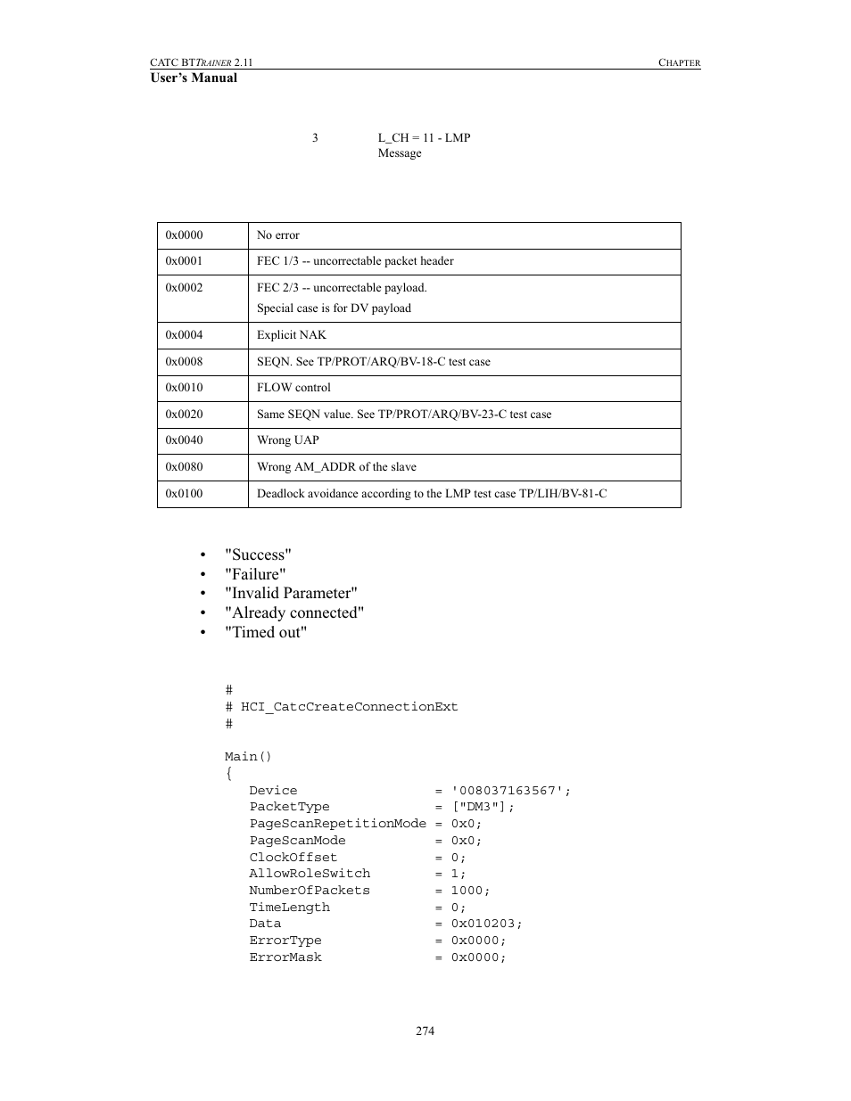 Teledyne LeCroy BTTracer_Trainer - BTTrainer Users Manual User Manual | Page 292 / 336