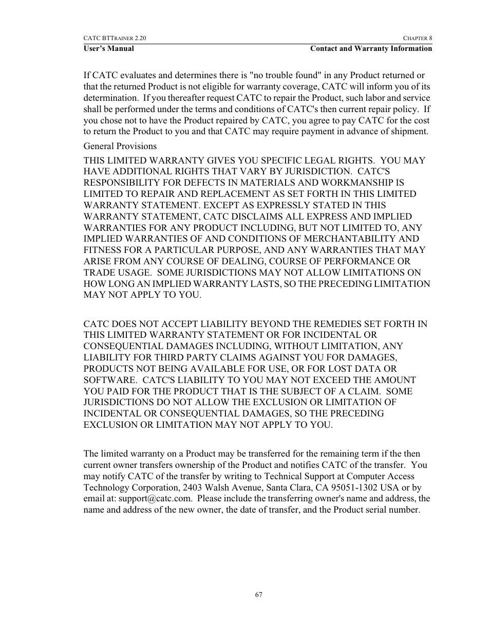 Teledyne LeCroy BTTracer_Trainer - BTTrainer Users Manual User Manual | Page 85 / 336