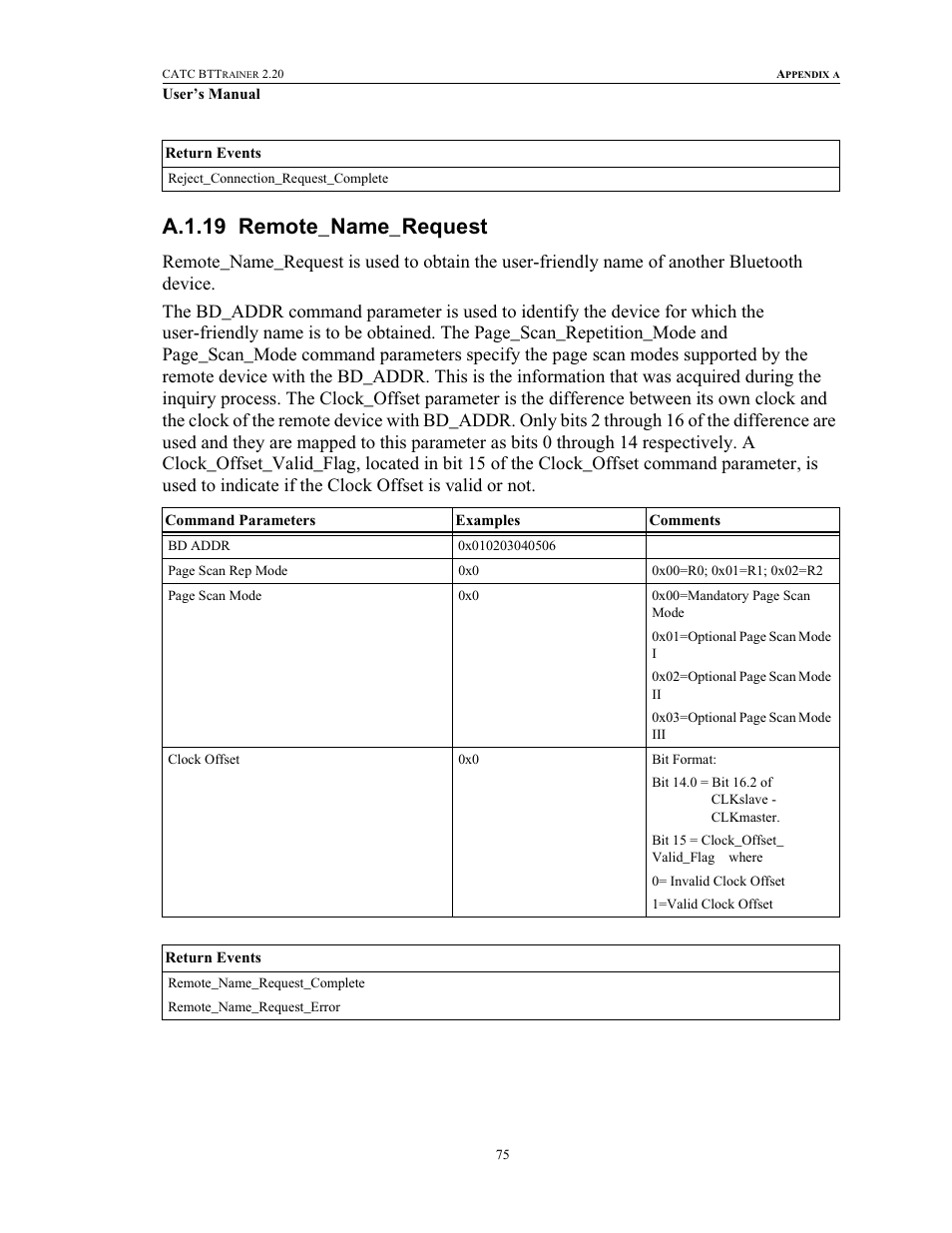 A.1.19 remote_name_request, Remote_name_request | Teledyne LeCroy BTTracer_Trainer - BTTrainer Users Manual User Manual | Page 93 / 336