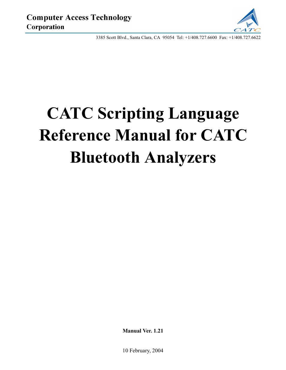 Teledyne LeCroy Merlins Wand - CSL manual (CATC Scripting Language Manual) User Manual | 78 pages
