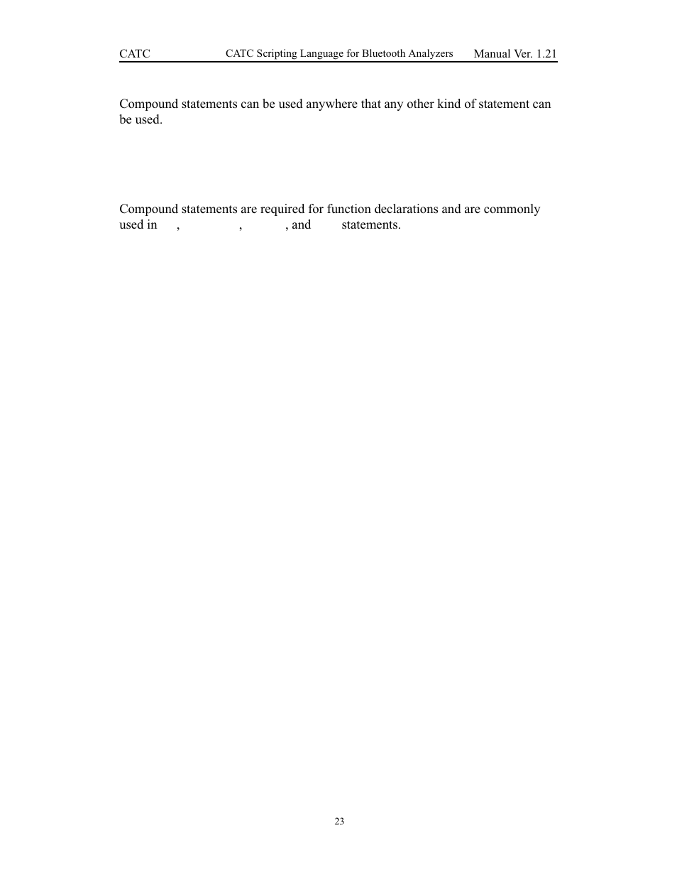 Teledyne LeCroy Merlins Wand - CSL manual (CATC Scripting Language Manual) User Manual | Page 29 / 78