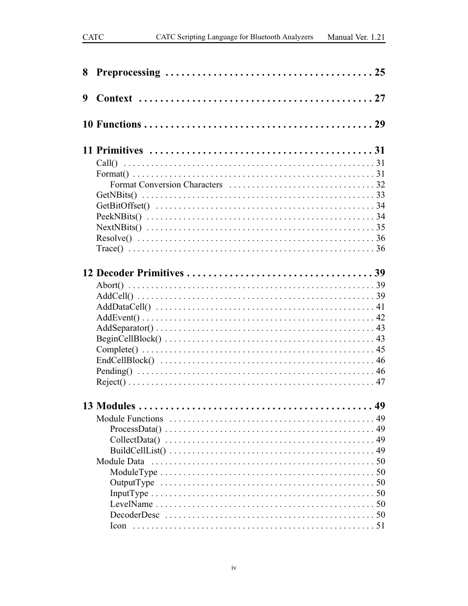 Teledyne LeCroy Merlins Wand - CSL manual (CATC Scripting Language Manual) User Manual | Page 4 / 78