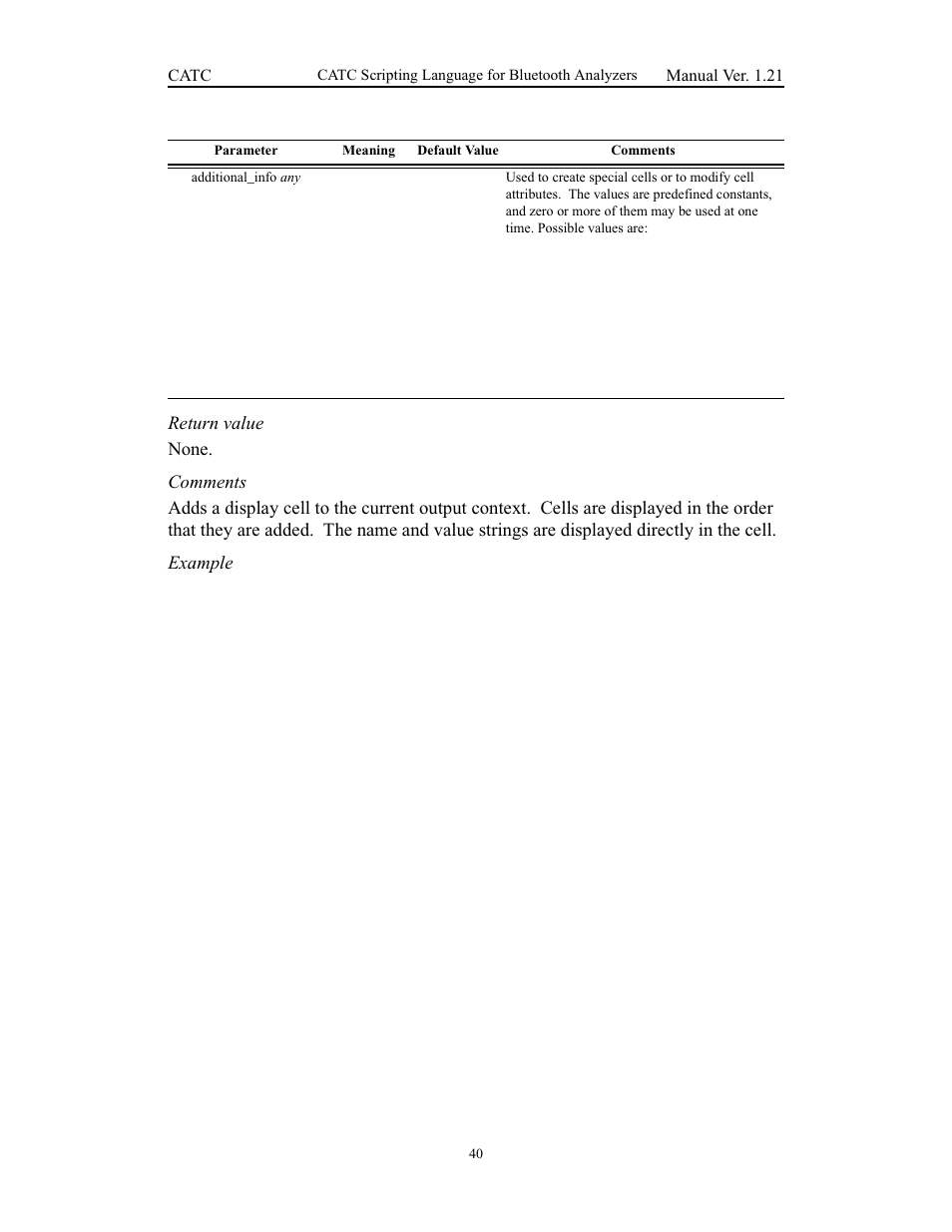 Teledyne LeCroy Merlins Wand - CSL manual (CATC Scripting Language Manual) User Manual | Page 46 / 78