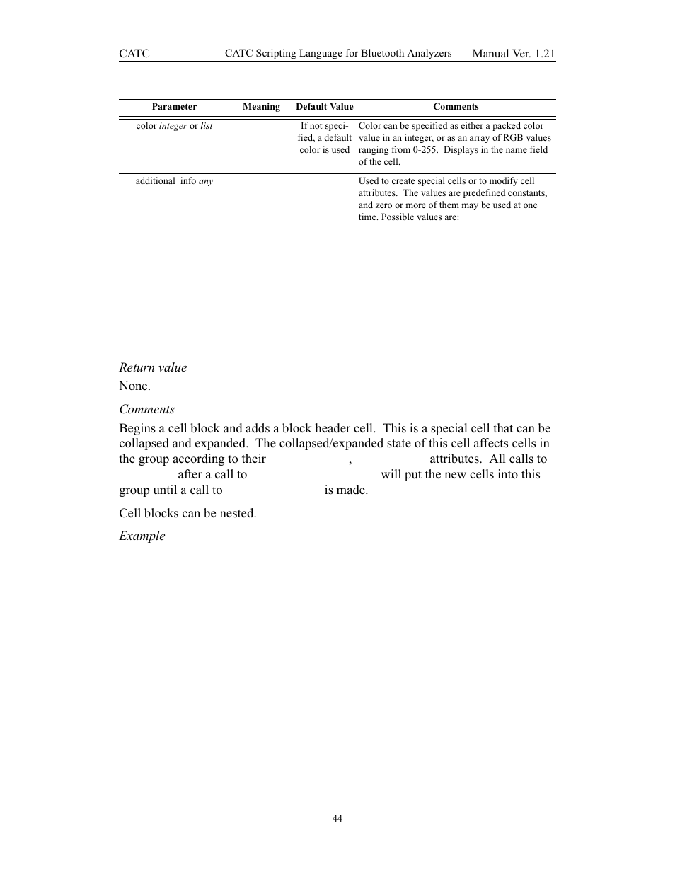 Teledyne LeCroy Merlins Wand - CSL manual (CATC Scripting Language Manual) User Manual | Page 50 / 78