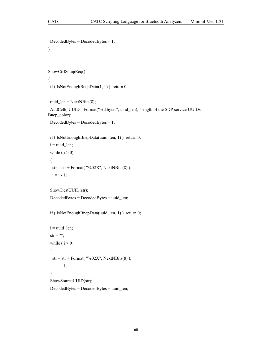 Teledyne LeCroy Merlins Wand - CSL manual (CATC Scripting Language Manual) User Manual | Page 66 / 78