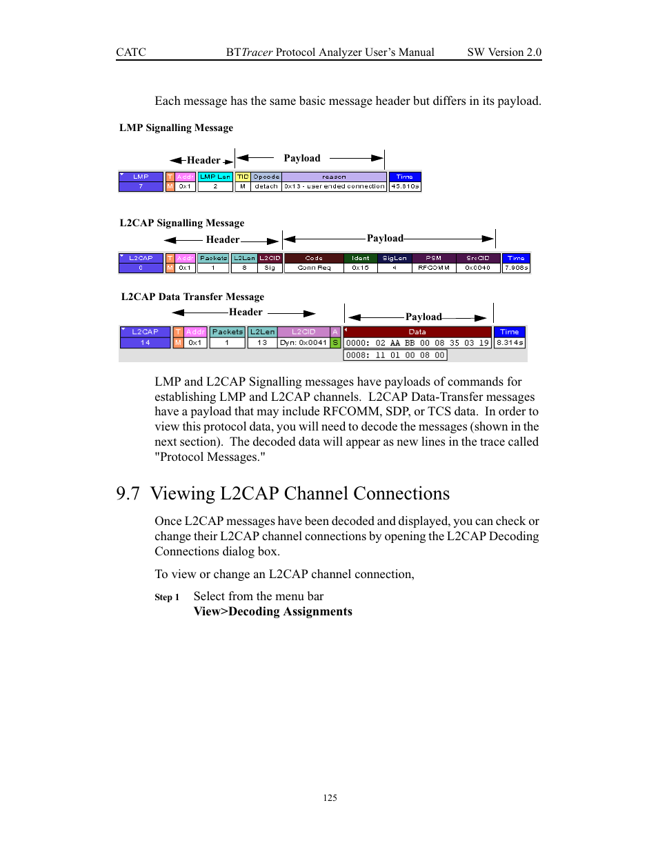 7 viewing l2cap channel connections, Viewing l2cap channel connections | Teledyne LeCroy Merlin - Users Manual User Manual | Page 133 / 180