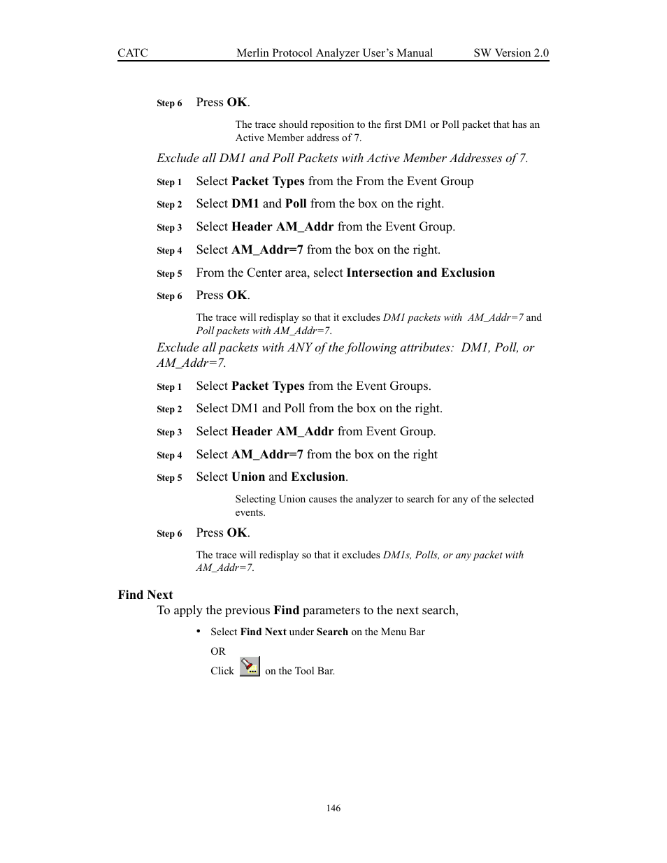 Find next | Teledyne LeCroy Merlin - Users Manual User Manual | Page 154 / 180