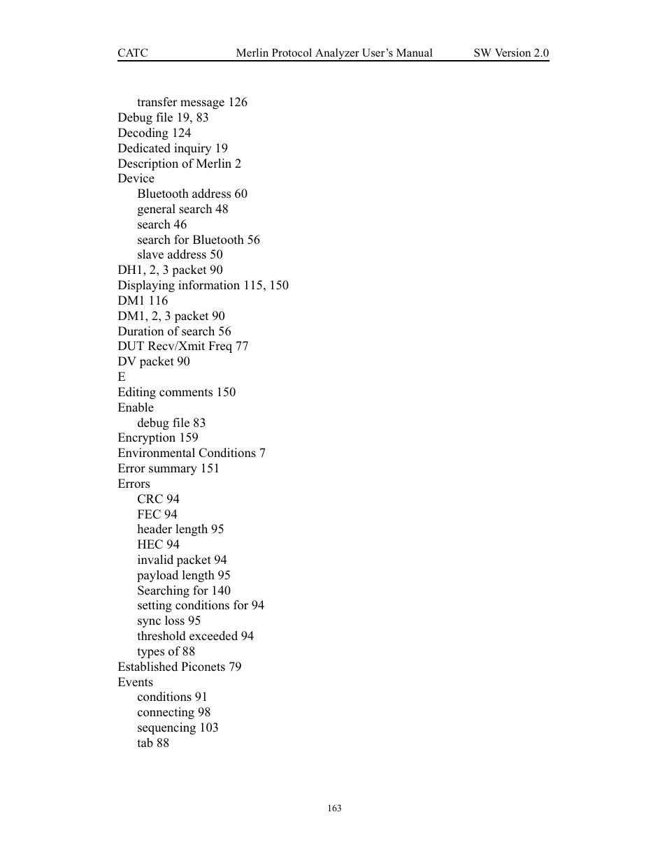 Teledyne LeCroy Merlin - Users Manual User Manual | Page 171 / 180