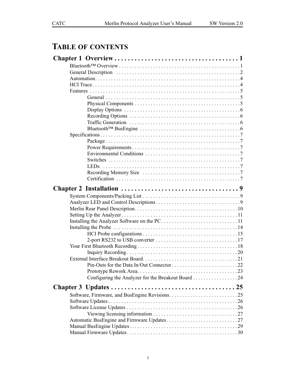 Teledyne LeCroy Merlin - Users Manual User Manual | Page 5 / 180