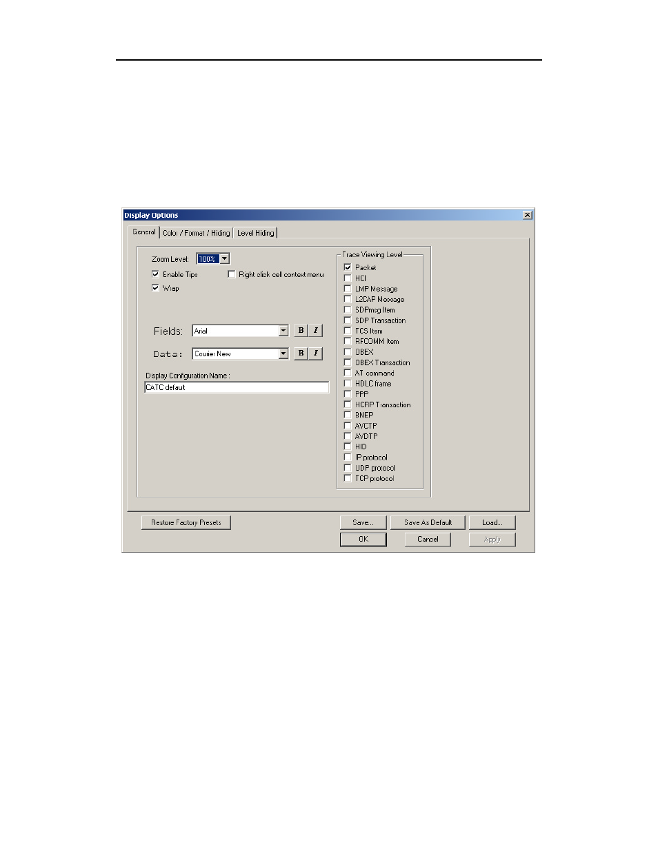 Display options, Chapter 7 display options | Teledyne LeCroy Merlin II - Users Manual User Manual | Page 109 / 204