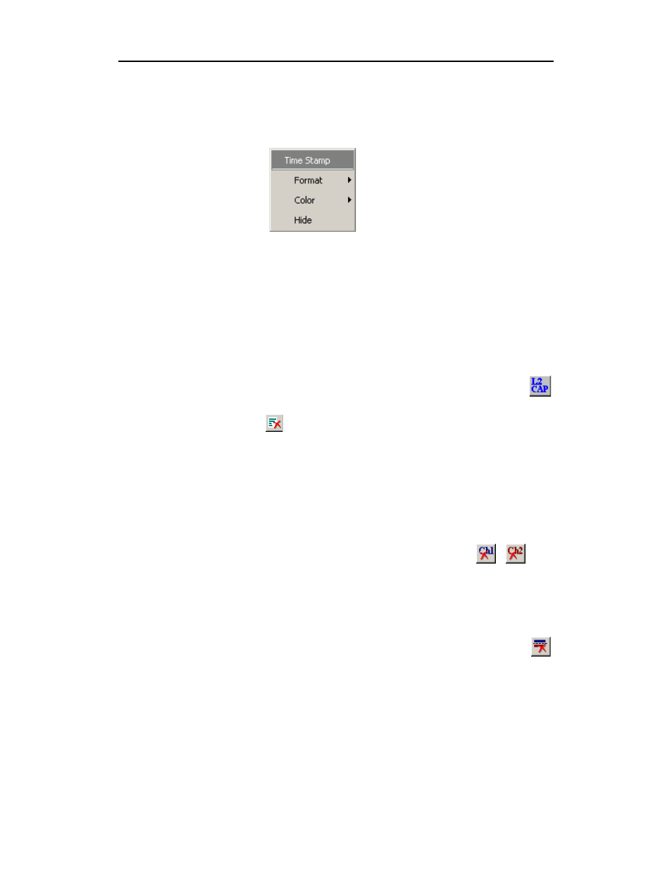 12 menus in clicked fields, 13 hide unassociated traffic, 14 hide channel | 15 hide duplicated traffic | Teledyne LeCroy Merlin II - Users Manual User Manual | Page 124 / 204