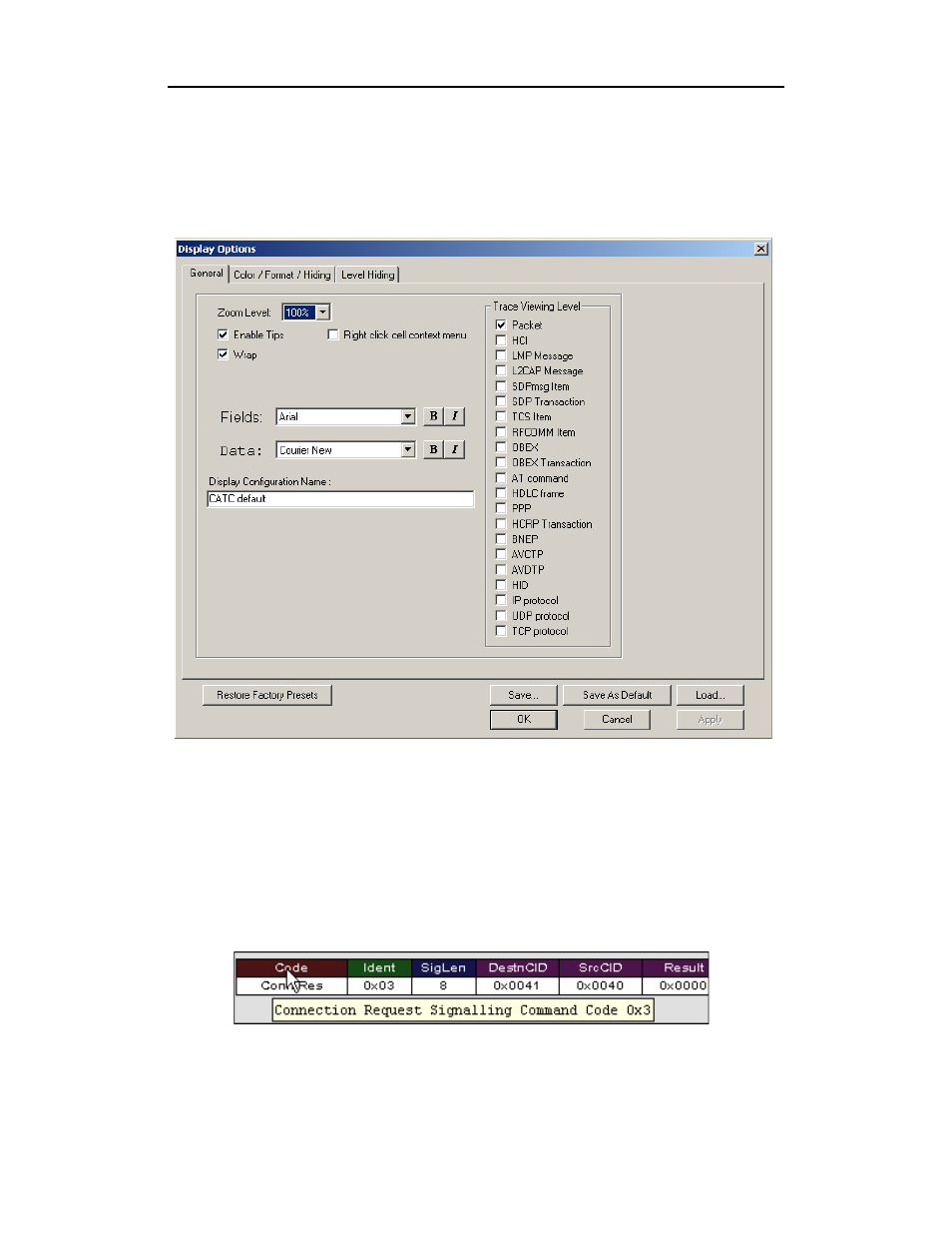Decoding via the display options dialog box, 4 tooltips, Tooltips | Teledyne LeCroy Merlin II - Users Manual User Manual | Page 141 / 204