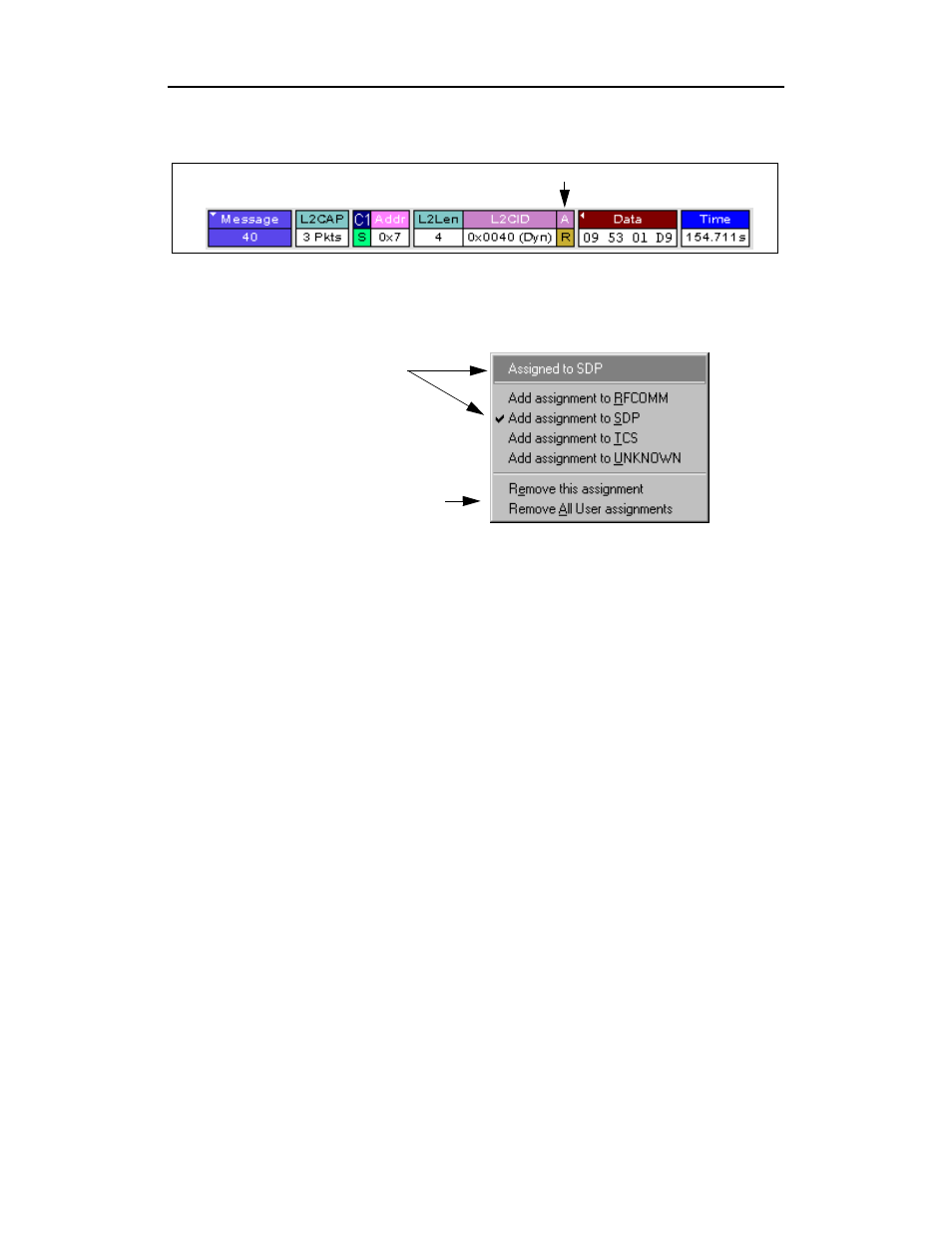 Using the decoding assignments dialog box | Teledyne LeCroy Merlin II - Users Manual User Manual | Page 146 / 204