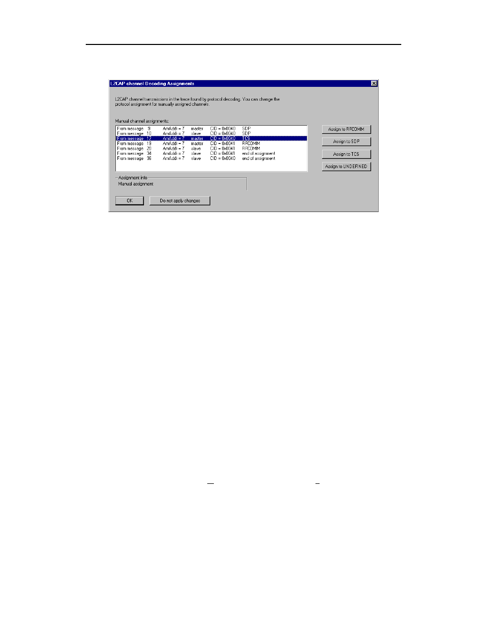 Removing user-assigned protocol assignments | Teledyne LeCroy Merlin II - Users Manual User Manual | Page 147 / 204