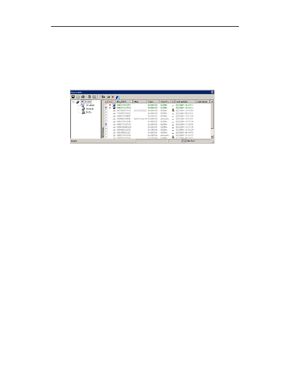 2 device list, Device list | Teledyne LeCroy Merlin II - Users Manual User Manual | Page 156 / 204