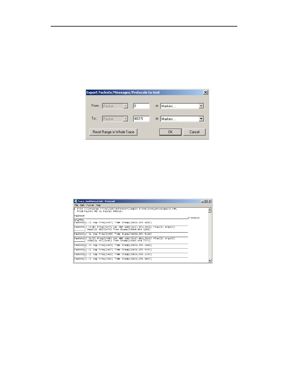 11 exporting to text format, 12 exporting trace data to a .csv format | Teledyne LeCroy Merlin II - Users Manual User Manual | Page 170 / 204