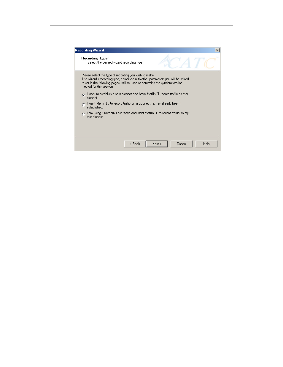 1 recording a traffic on a new piconet, Recording a traffic on a new piconet | Teledyne LeCroy Merlin II - Users Manual User Manual | Page 48 / 204