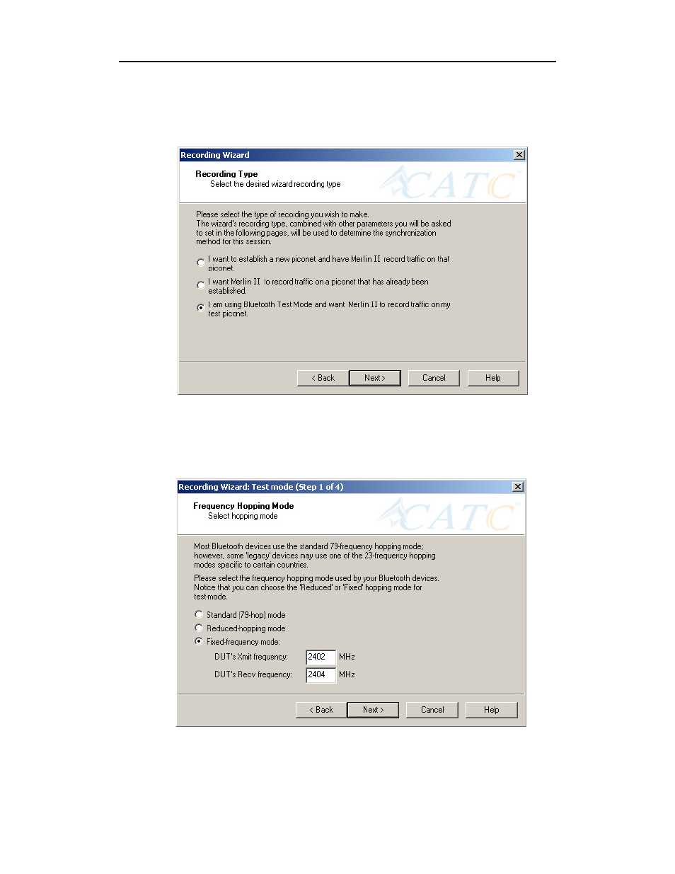 4 recording in single frequency mode, Recording in single frequency mode | Teledyne LeCroy Merlin II - Users Manual User Manual | Page 71 / 204