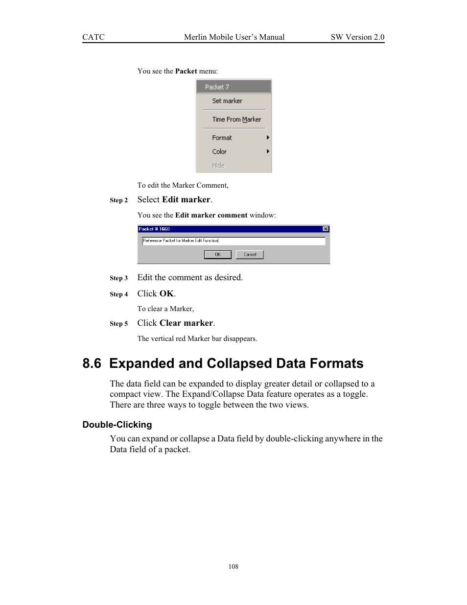 6 expanded and collapsed data formats, Expanded and collapsed data formats | Teledyne LeCroy Merlin Mobile - Users Manual User Manual | Page 116 / 172